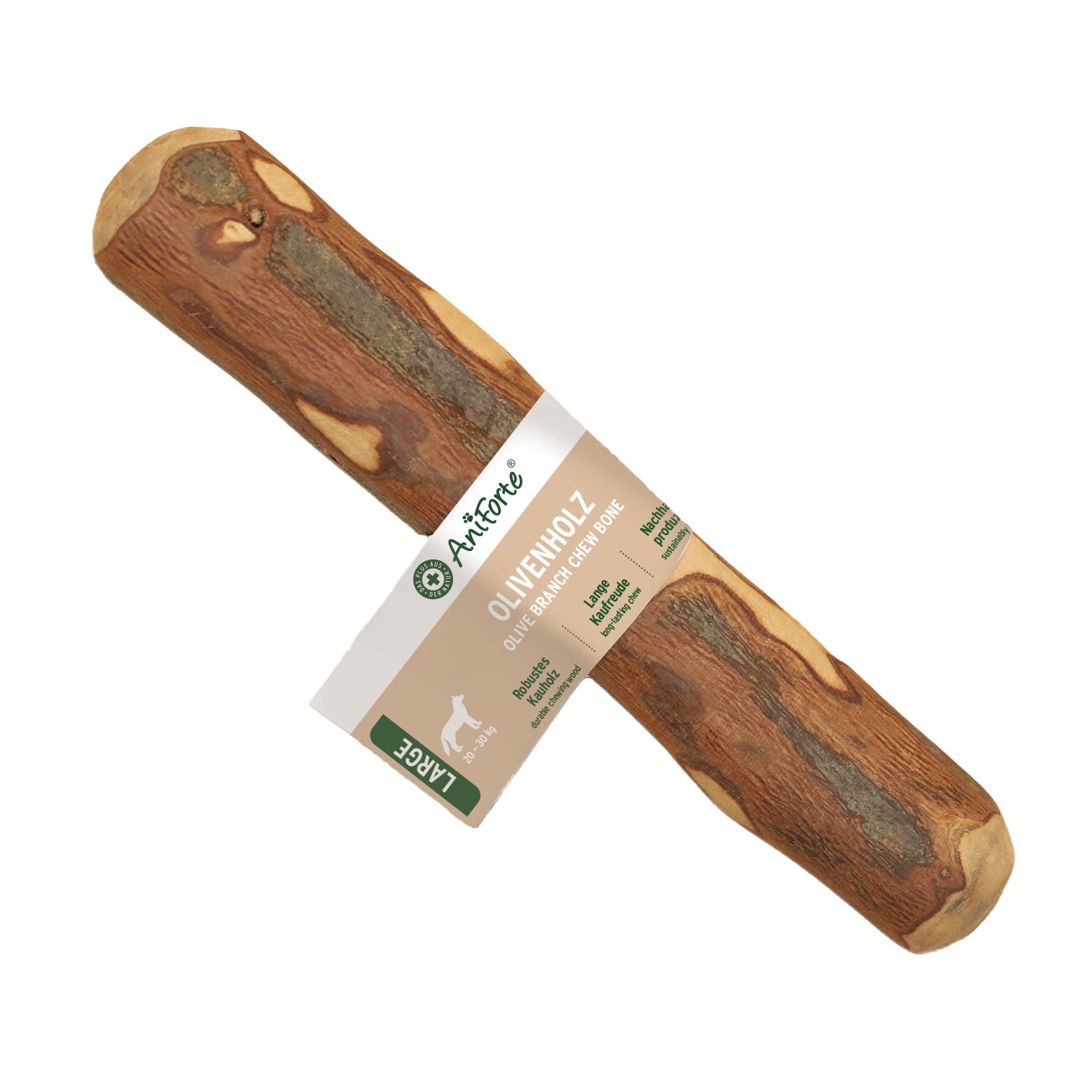 AniForte Olivenholz Kauknochen L