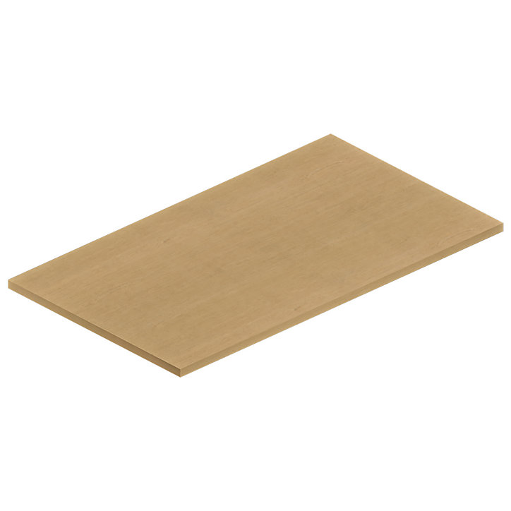 Plan de toilette pour vasque à poser effet chêne 90 cm Pura