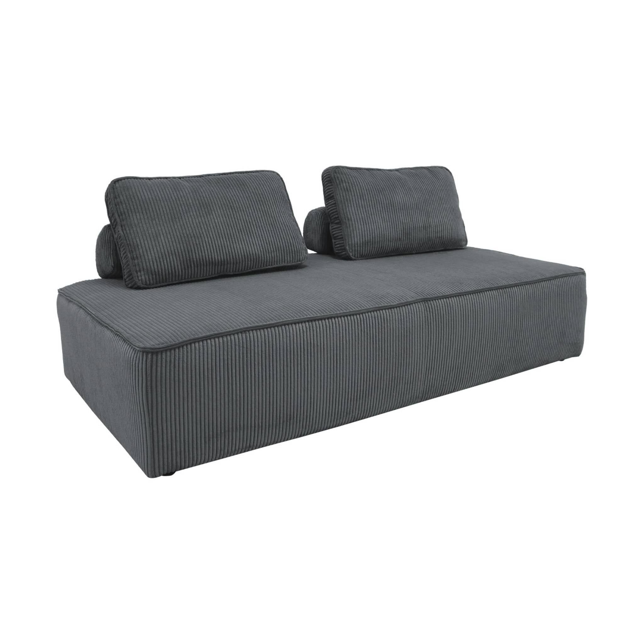 sweeek - Fauteuil in corduroy 2 zitplaatsen
