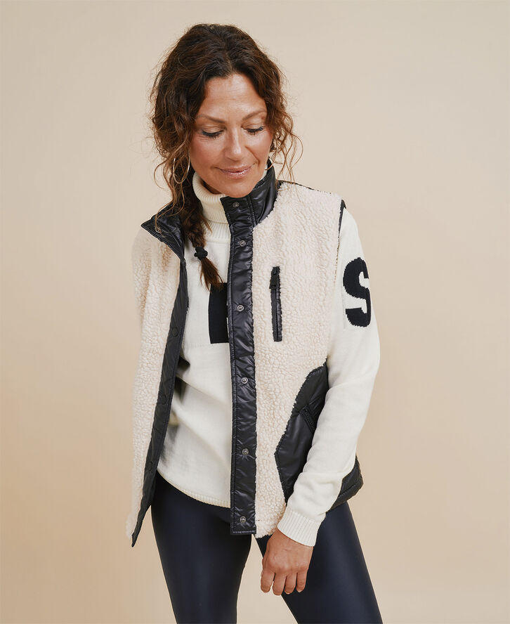 Cartel Copenhagen Alpine Turtleneck Knit Sweater - Shell Råhvid