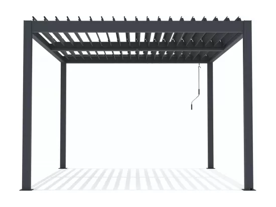 Pergola bioclimatique en aluminium 