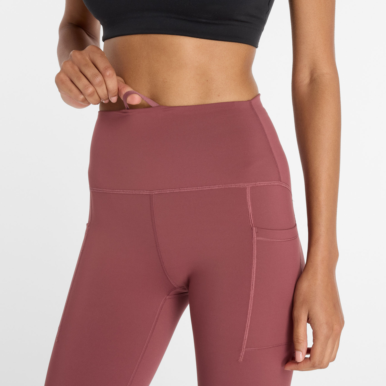 New Balance Sleek Pocket 27'' Legging Dames