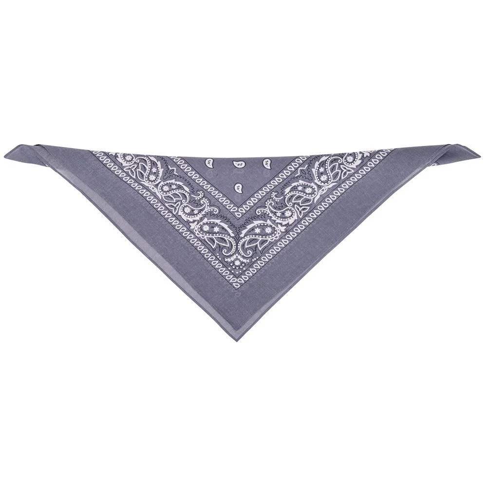 Bandana motif paisley coloré 100% coton 53x53cm