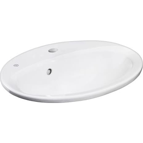 Gustavsberg 7G285301 vask til badeværelse Keramisk Top-monteret vask