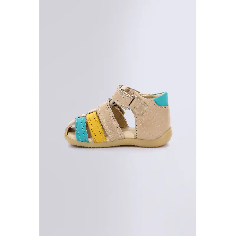 Bipod Beige clair SANDALES Cuir Garçon