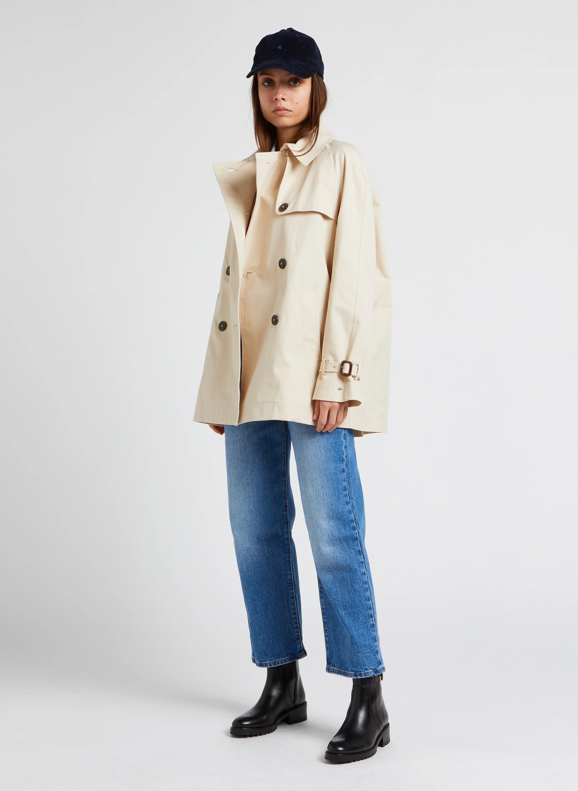 BENETT - Bottes en cuir lisse | Noir
