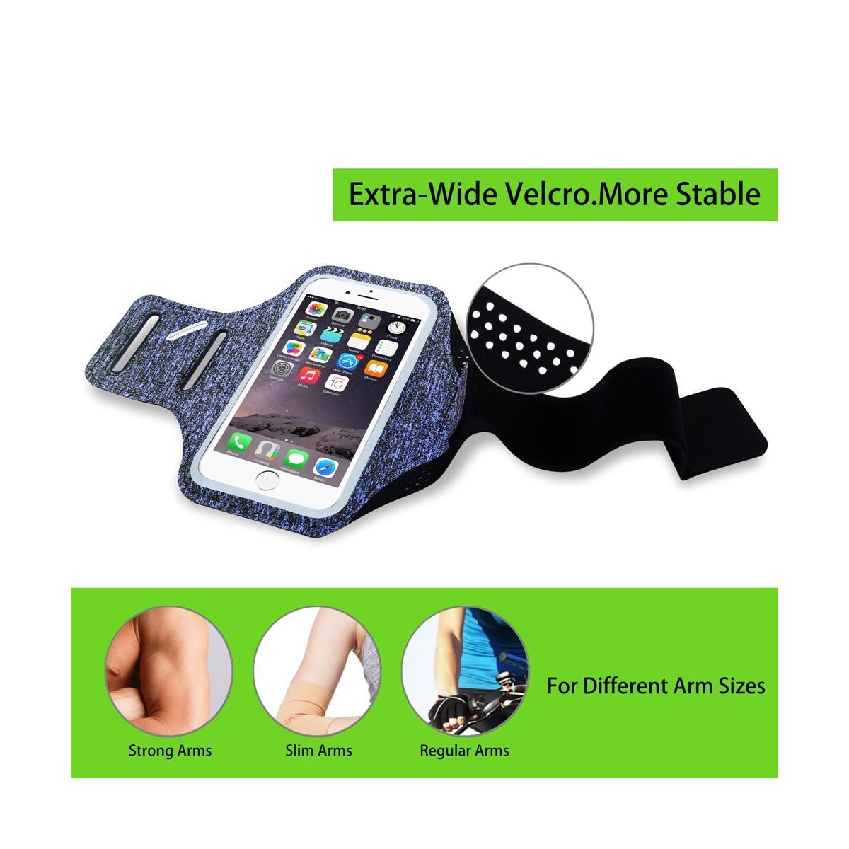 Sportsveske for mobiltelefoner fra 4,7 - 6,0 tommer