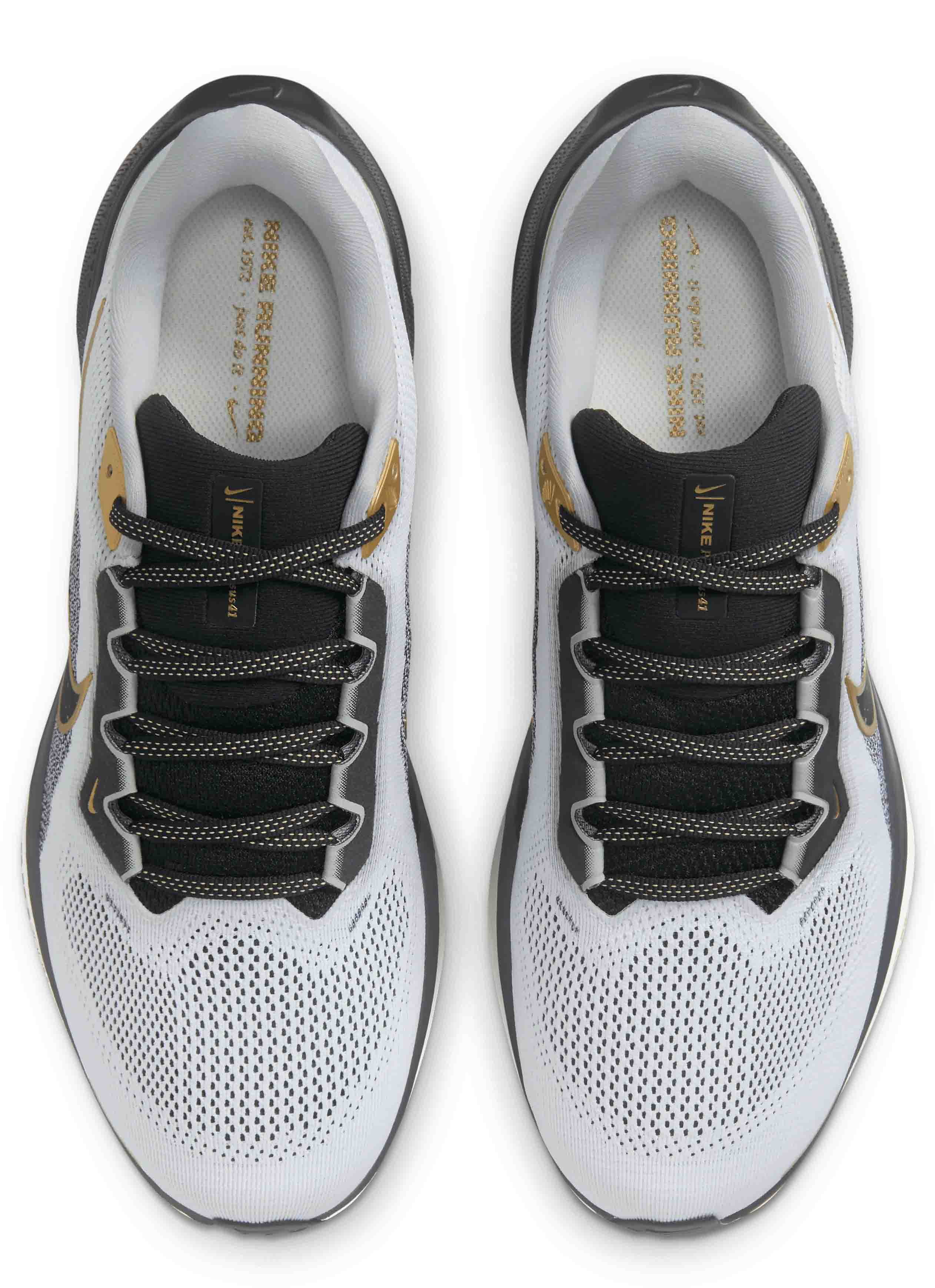 Pegasus 41 Premium Herre White/Black/Metallic Gold/LT Smoke Grey