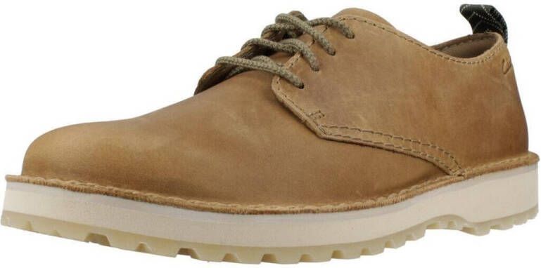 Clarks Solsbury Veterschoenen van leer