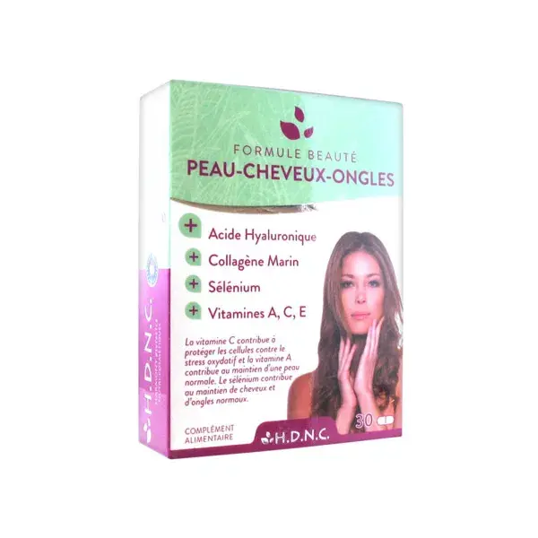 HDNC Beauty Formula para Pele, Unhas e Cabelo, 30 comprimidos