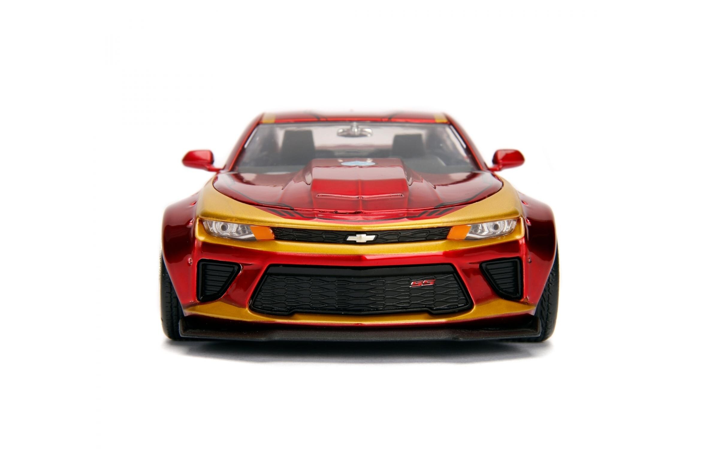 Sportwagen Marvel 2016 Chevy Camaro SS 1:24Ironman - 2016 Chevy Camaro SS Sammlermodell im Massstab 1:24