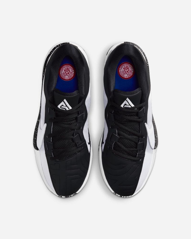 Chaussures de basket Nike Zoom Freak 5 Blanc & Noir pour homme