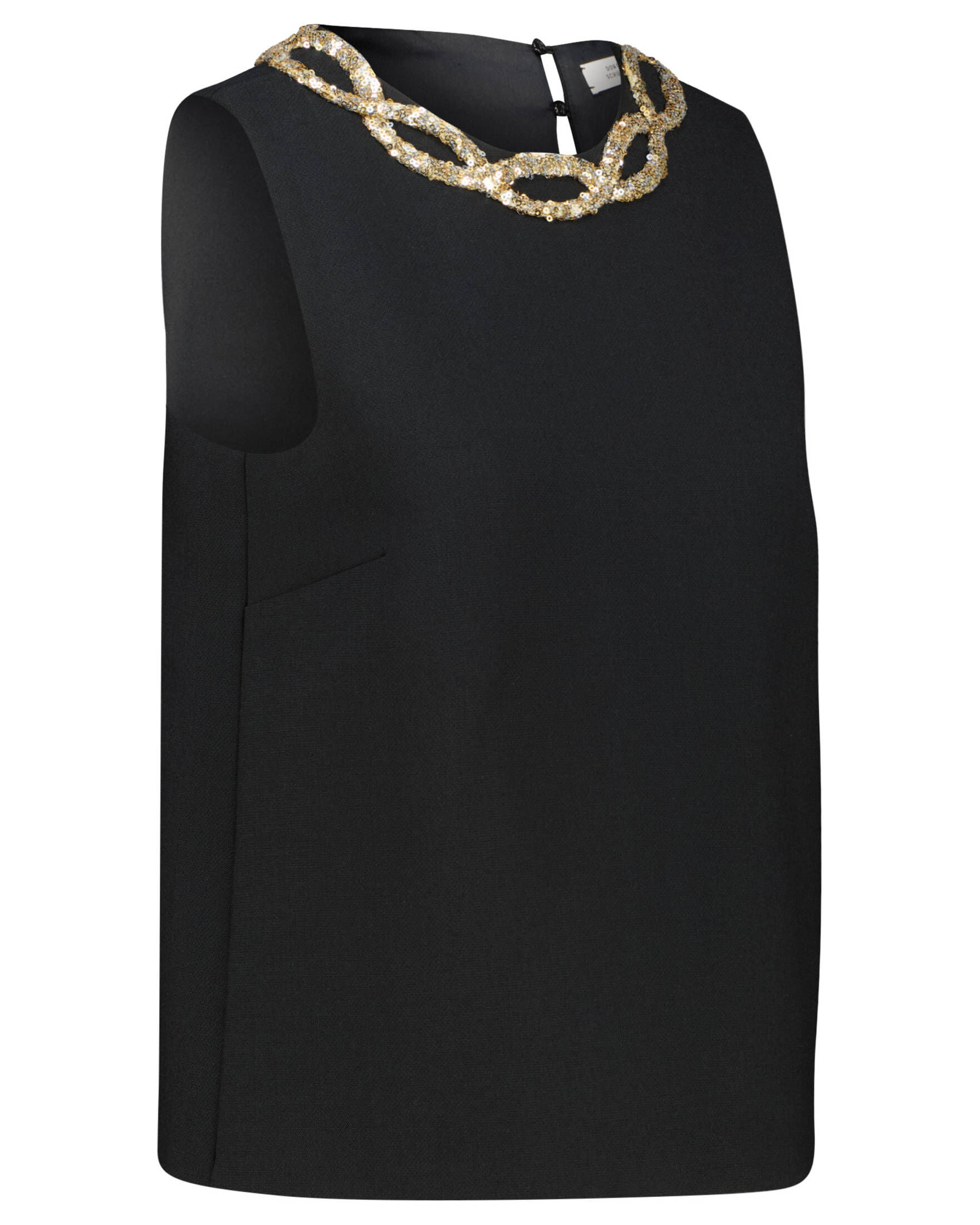 Dorothee Schumacher| Damen Top STRIKING COOLNESS mit Schurwolle und Pailletten