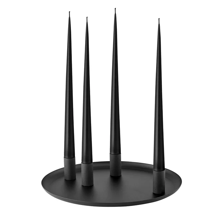 Blomus - Loha Kerzenhalter, oval, schwarz