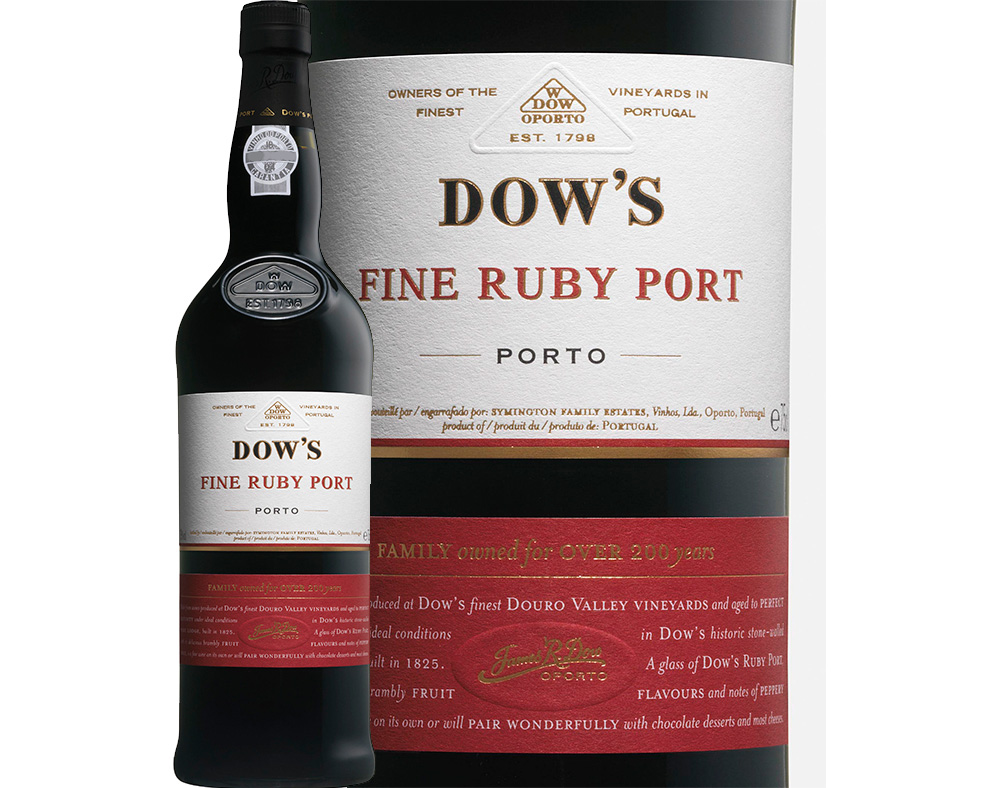 VINHO PORTO DOW'S RUBY 0.75L