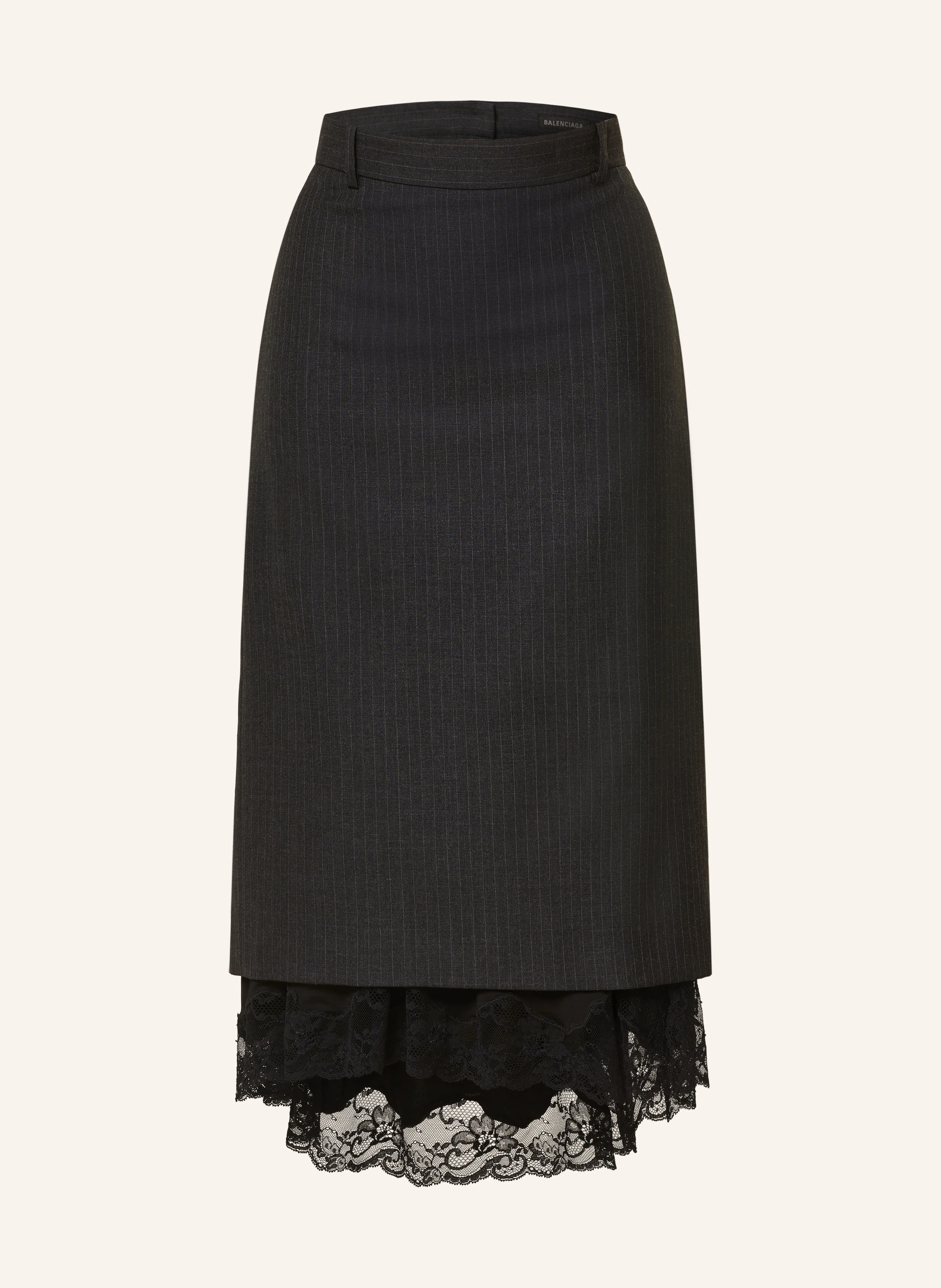 BALENCIAGA Rock mit Spitze