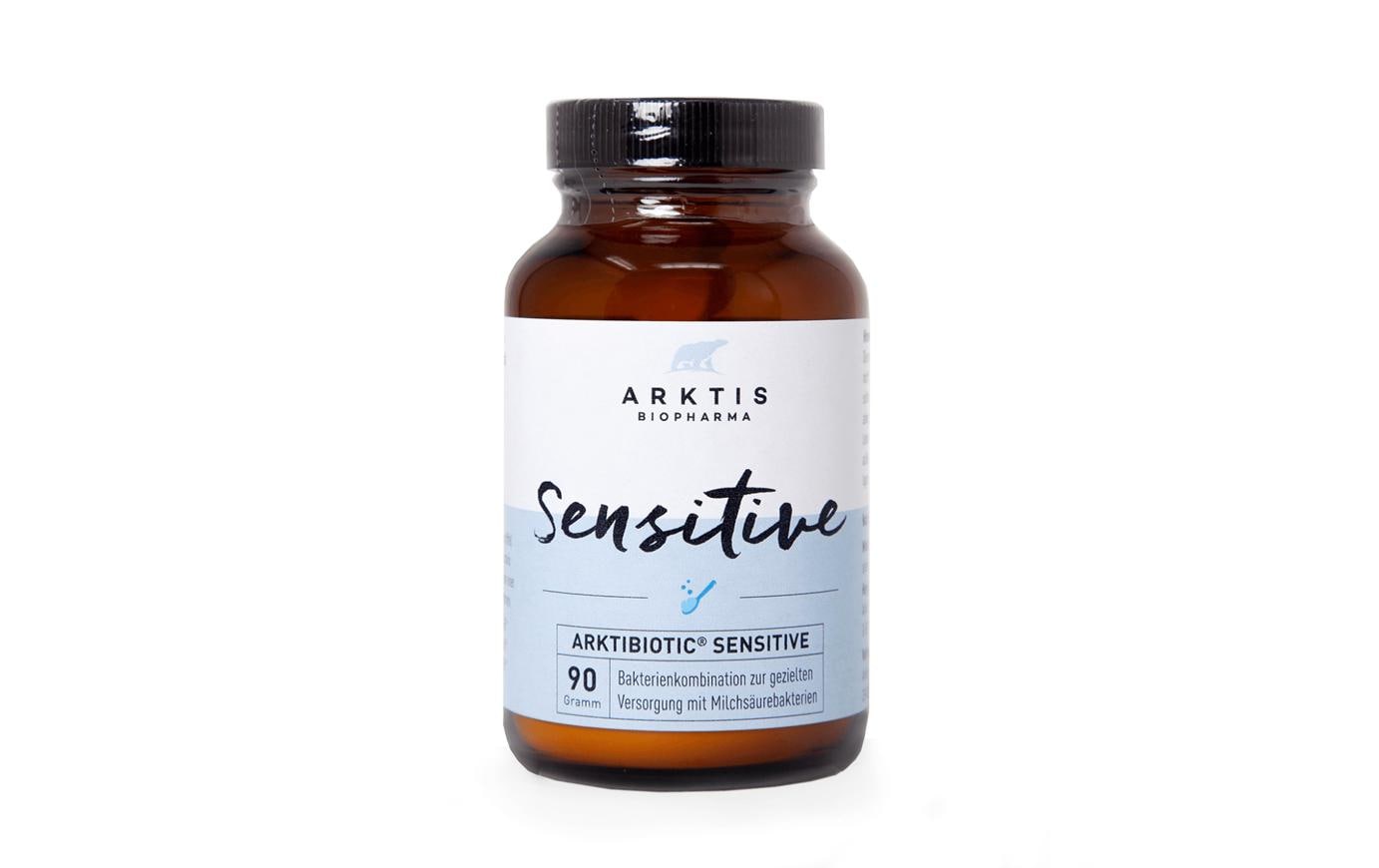 Arktibiotic Sensitive Pulver 90 gVeganes Milchsäurebakterien-Präparat: Probiotika zur Senkung von Histamin