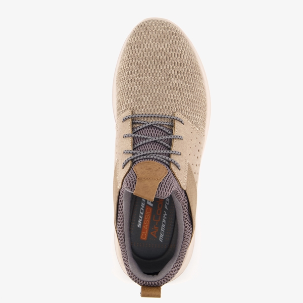 Skechers Delson Camben heren sneakers beige
