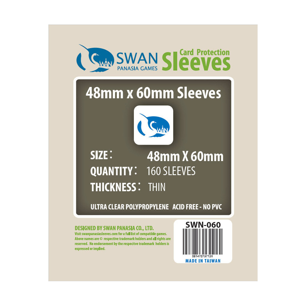Swan Panasia - Card Sleeves Standard - 48x60mm - 160p