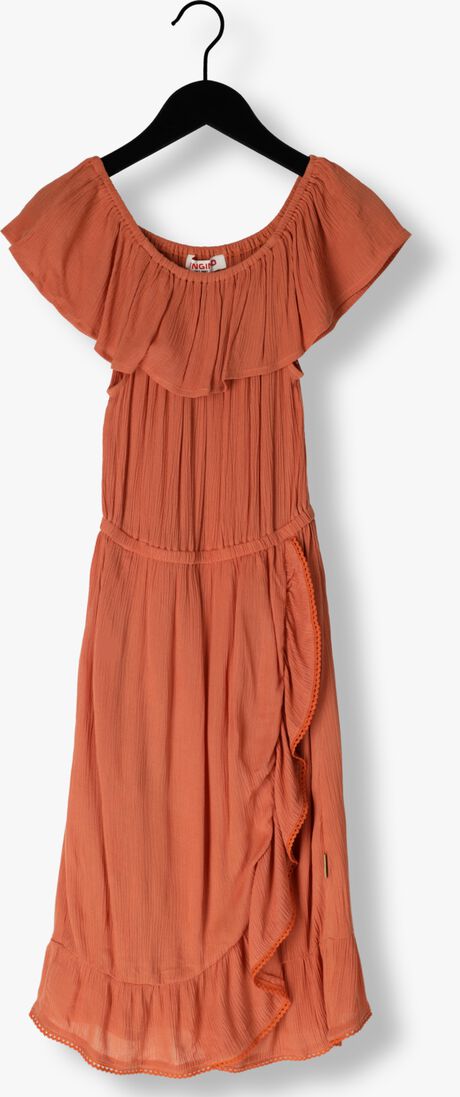 VINGINO oranje vingino maxi jurk peninah
