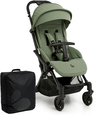 Beemoo Easy Fly Lux 4 Trille inkl Padded Transportveske, Sea Green
