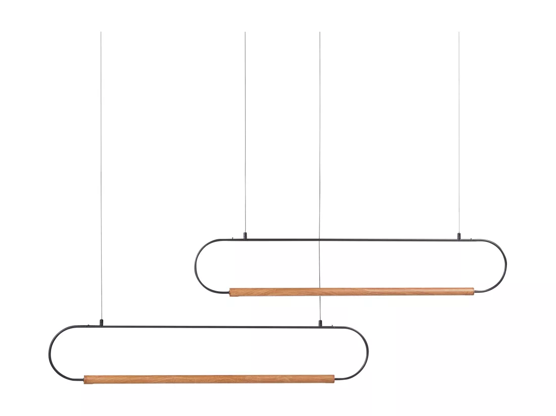 Lampe suspension LOGONE Métal Noir