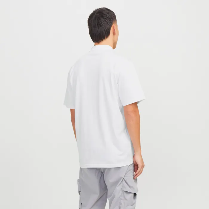 Jack & Jones Core Fusion Pique Zip Polo Heren