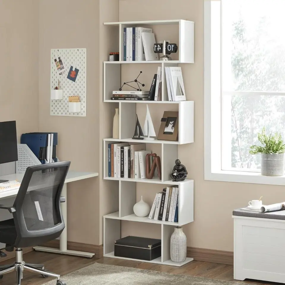 Parya Home - Boekenkast - Hout - 6 Etages