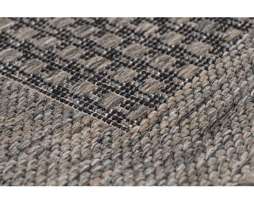 Binnen & buiten vloerkleed Indonesië Kediri taupe 200x290 cm