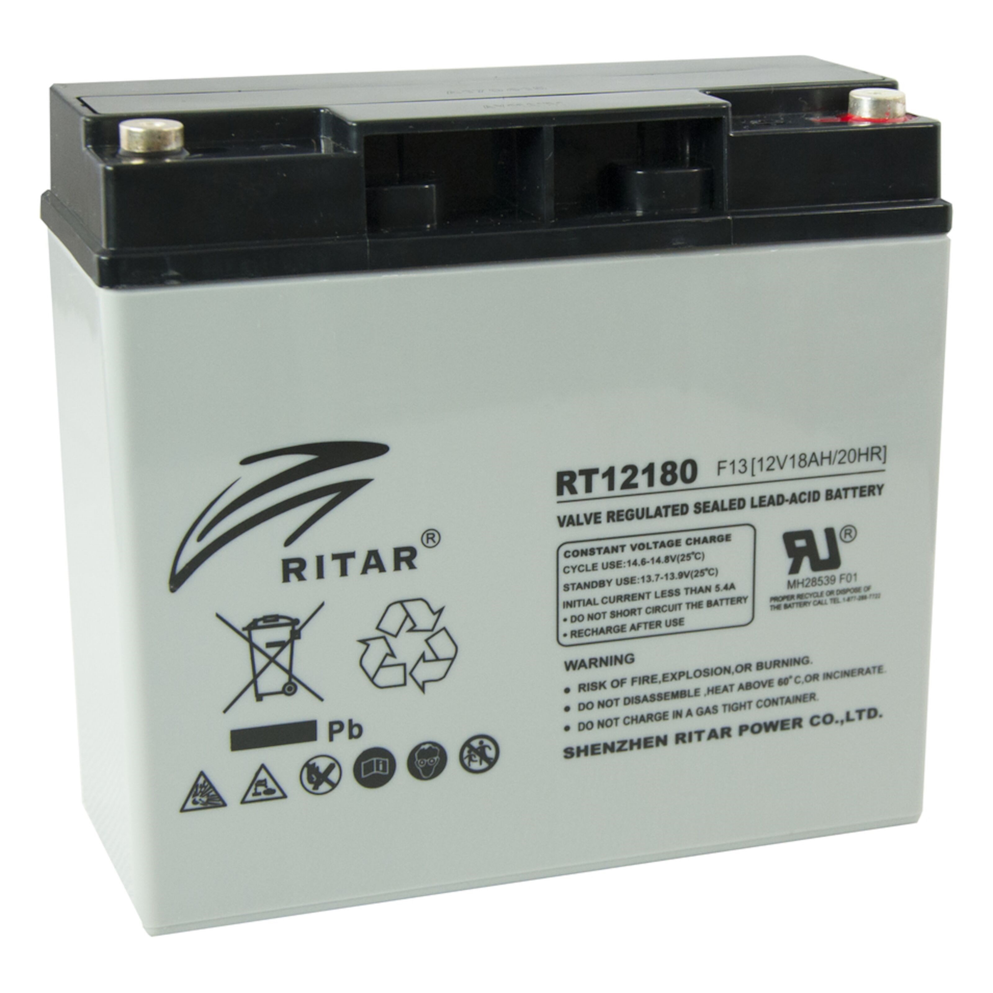 Ritar Blyakkumulator 12 V 18 Ah
