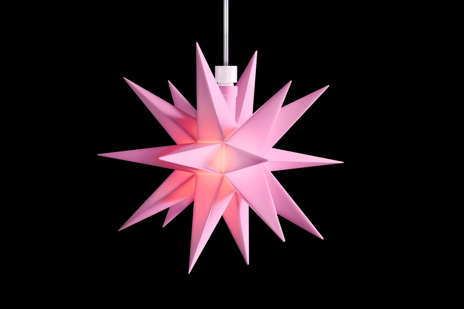 Sterntaler Decoratieve Ster | Mini Kerstster | Kunststof | 18 Punten | 12cm | Binnen | LED | Werkt op Batterijen | Met Timer
