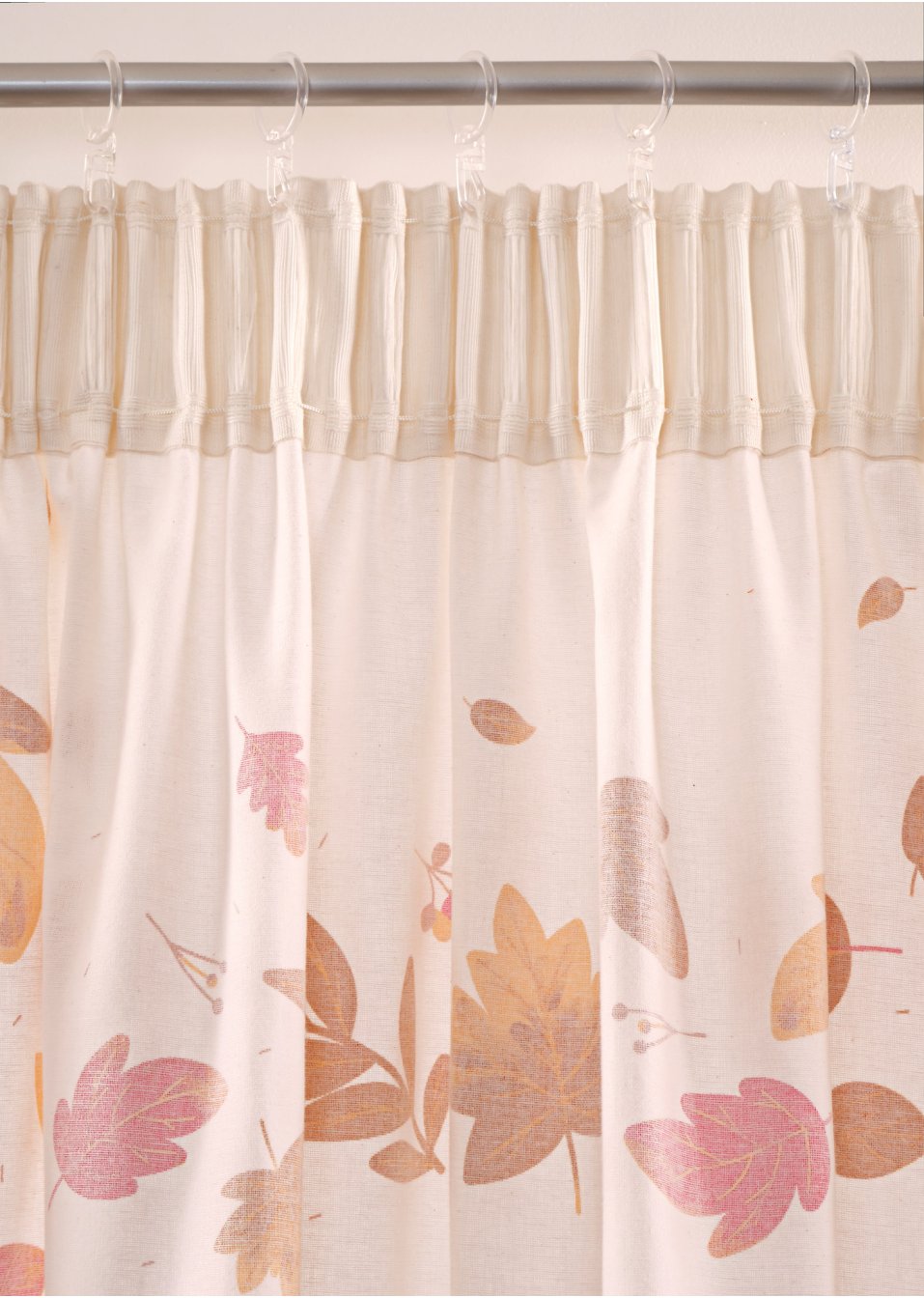 Panneau en coton avec imprimé feuilles (1 pce.)