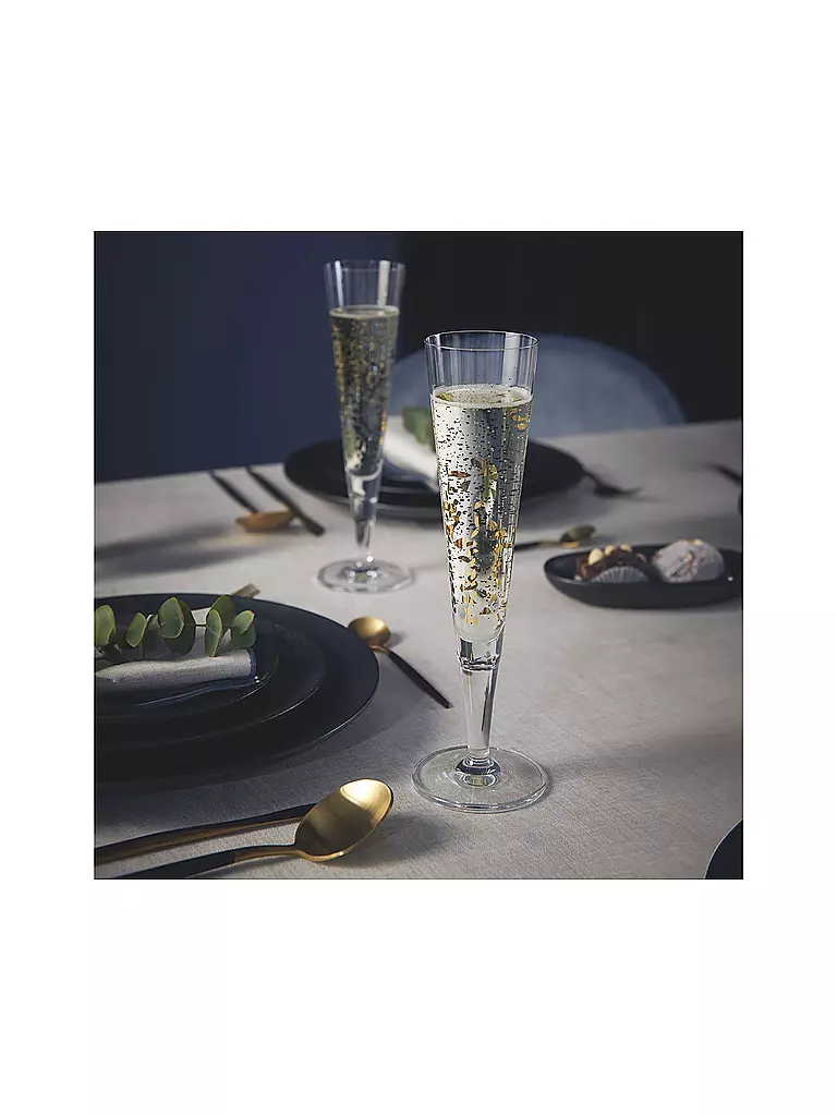 RITZENHOFF Champagnerglas 2er Set Goldnacht H23 2023 Romi Bohnenberg gold