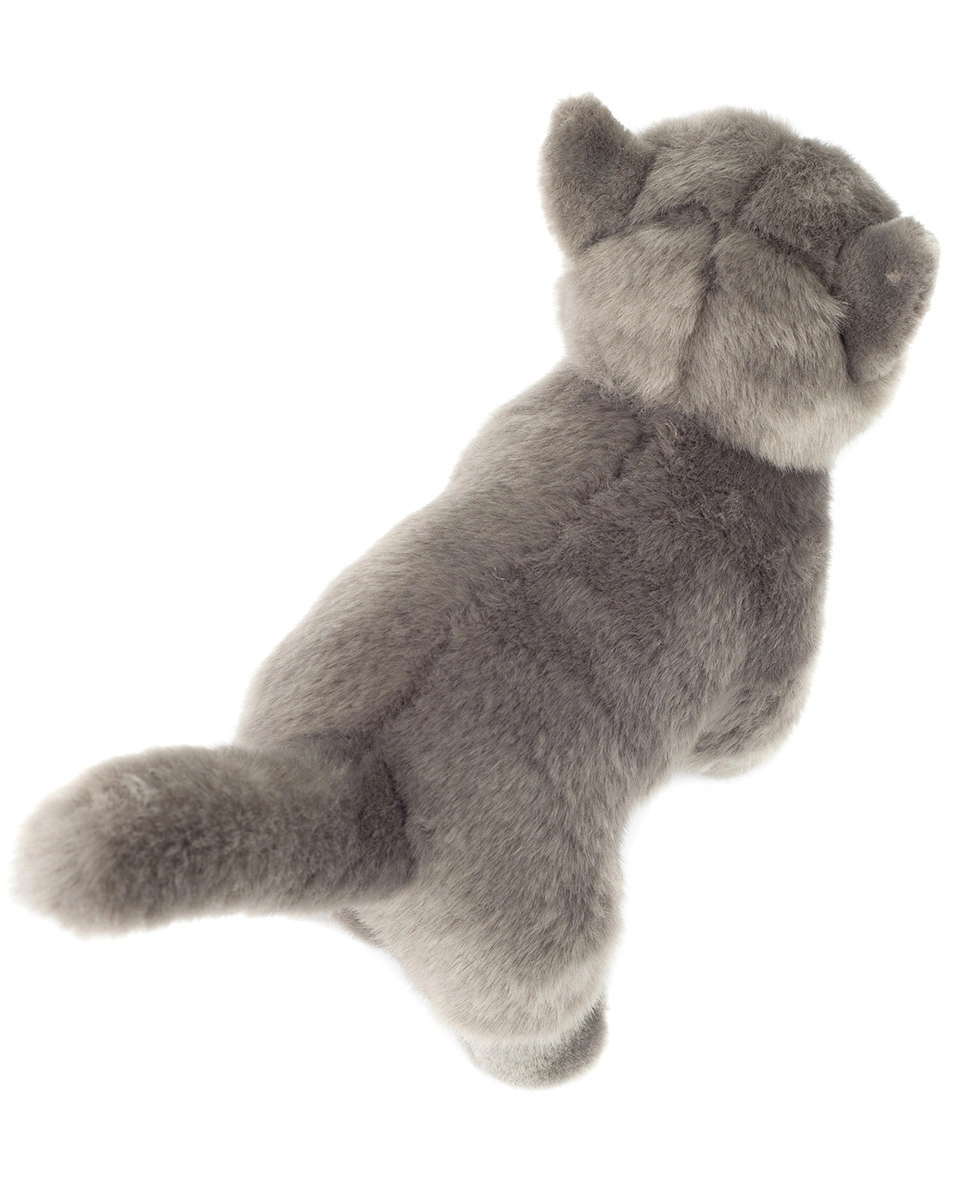 Kuscheltier KARTÄUSER KATZE (20 cm) stehend in hellgrau