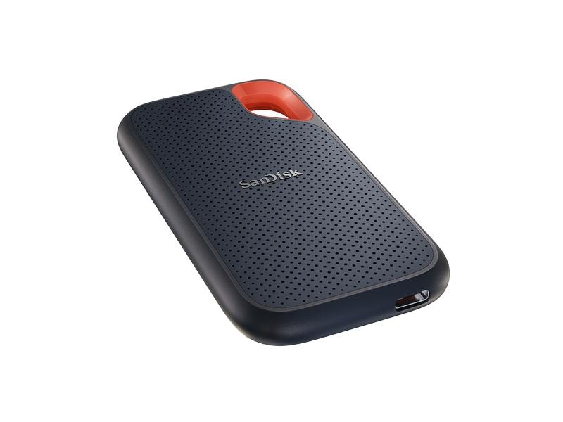 SanDisk Externe SSD Extreme Portable V2 2000 GB Robustes externes SSD-Laufwerk mit USB-C-Anschluss und IP65-Schutz