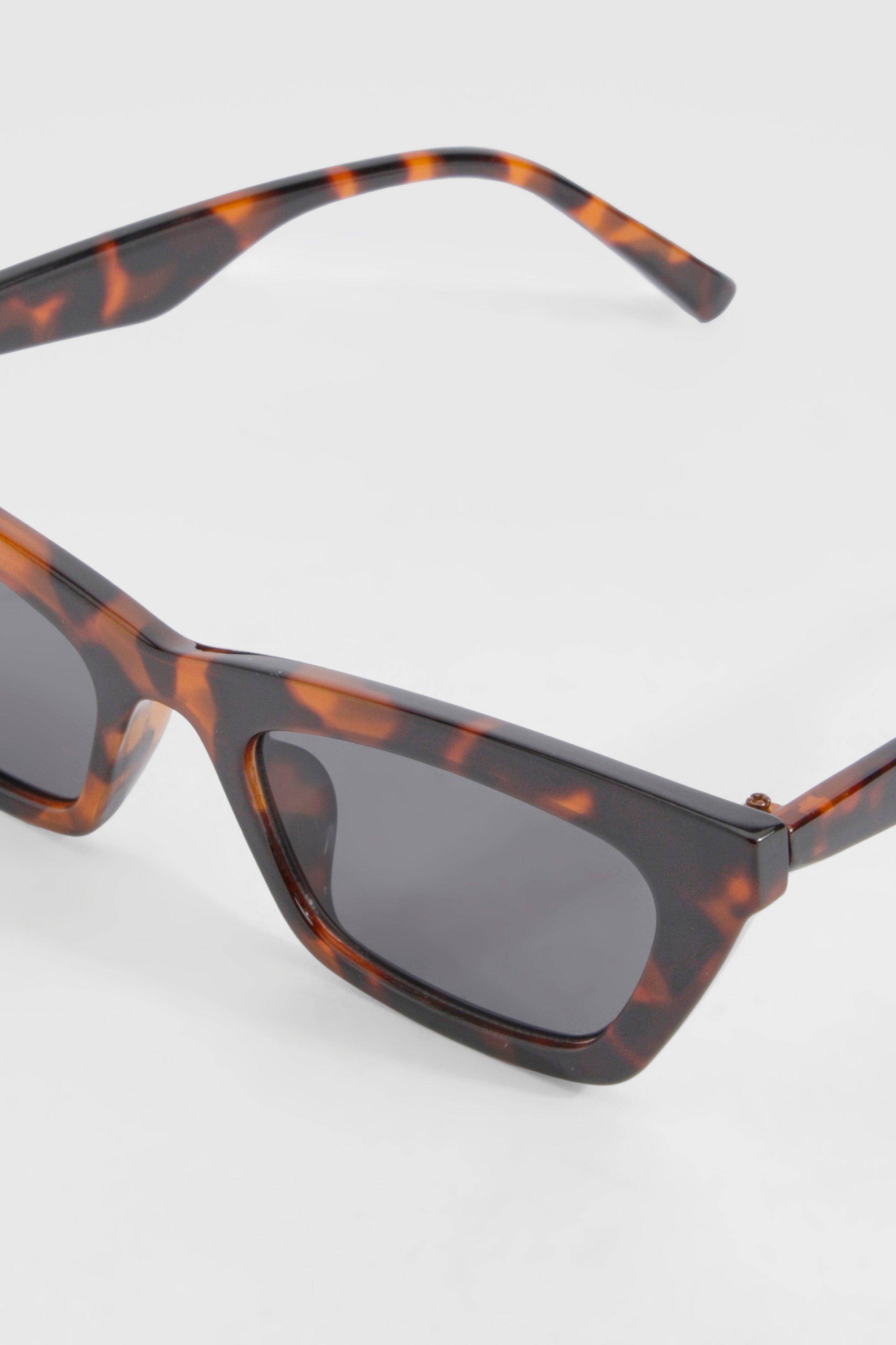 boohoo Lunettes de soleil teintées à monture écaille de tortue