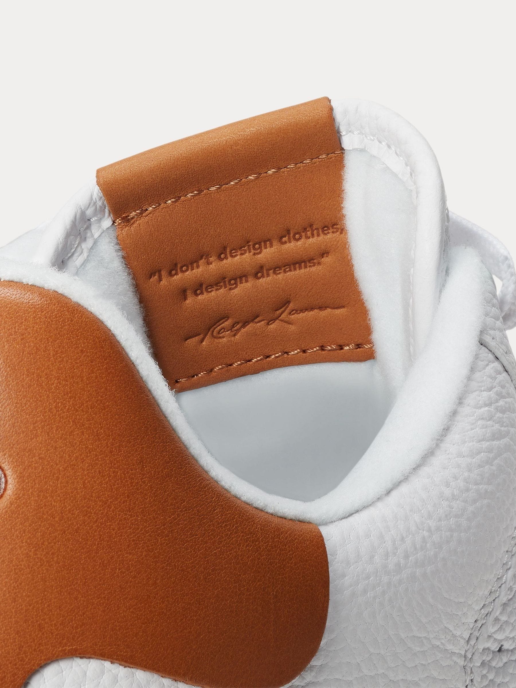 Off White - Polo Ralph Lauren - Masters Court - Leren sneakers