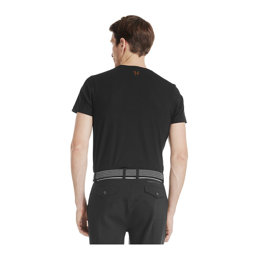 Horse Pilot TEAM - Tee-shirt Homme black
