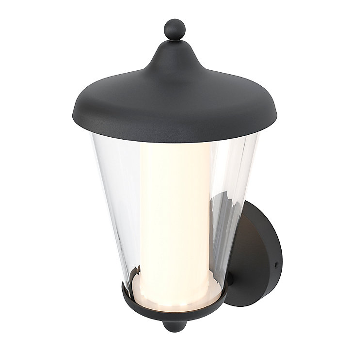 Applique murale Haro LED intégrée 1000lm 11W IP44 GoodHome gris anthracite