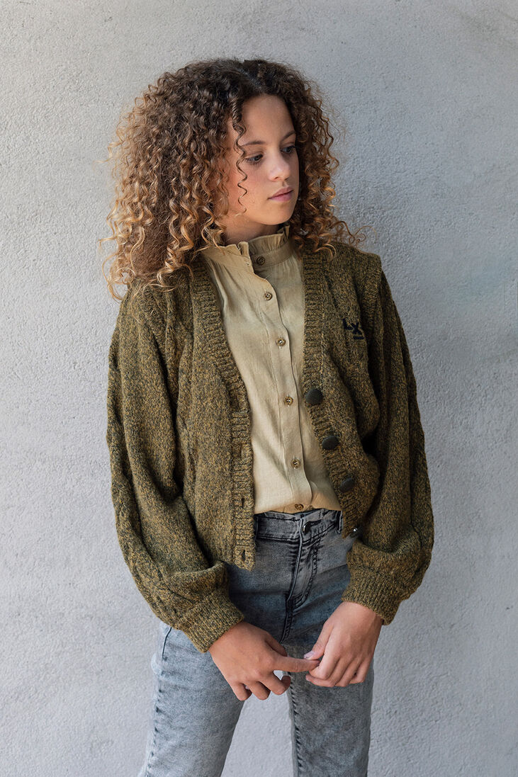 LOOXS groene looxs vest 2232-5362