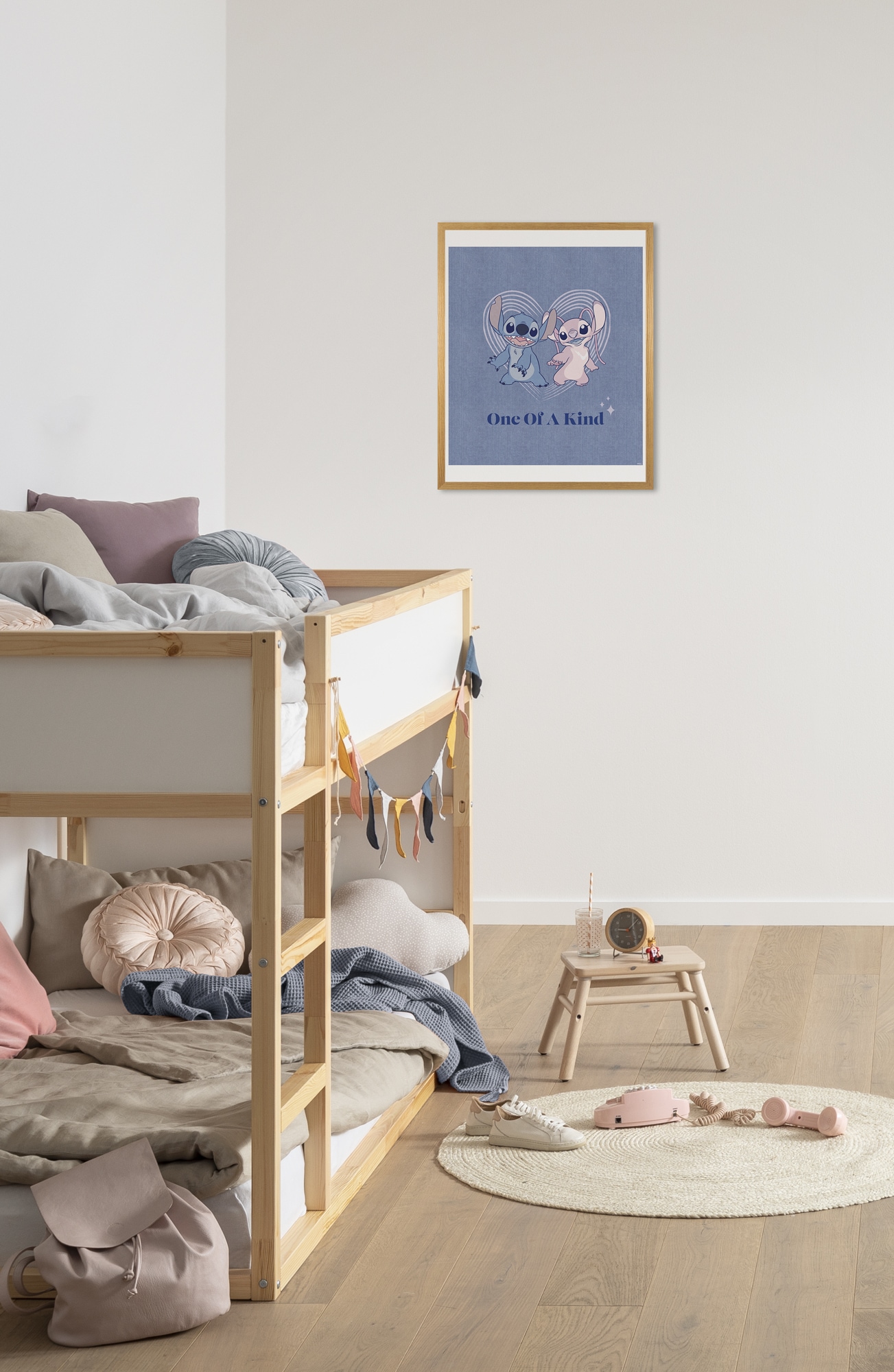 Komar Bild »Stitch One of a Kind« Disney 1 Stk. tlg. Wandbild zur Dekoration im Kinderzimmer - ohne Rahmen