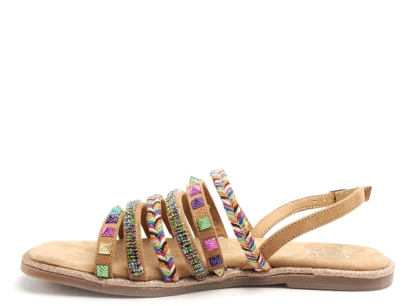 Studio mode nu pieds plats femme anse iz3301 beige