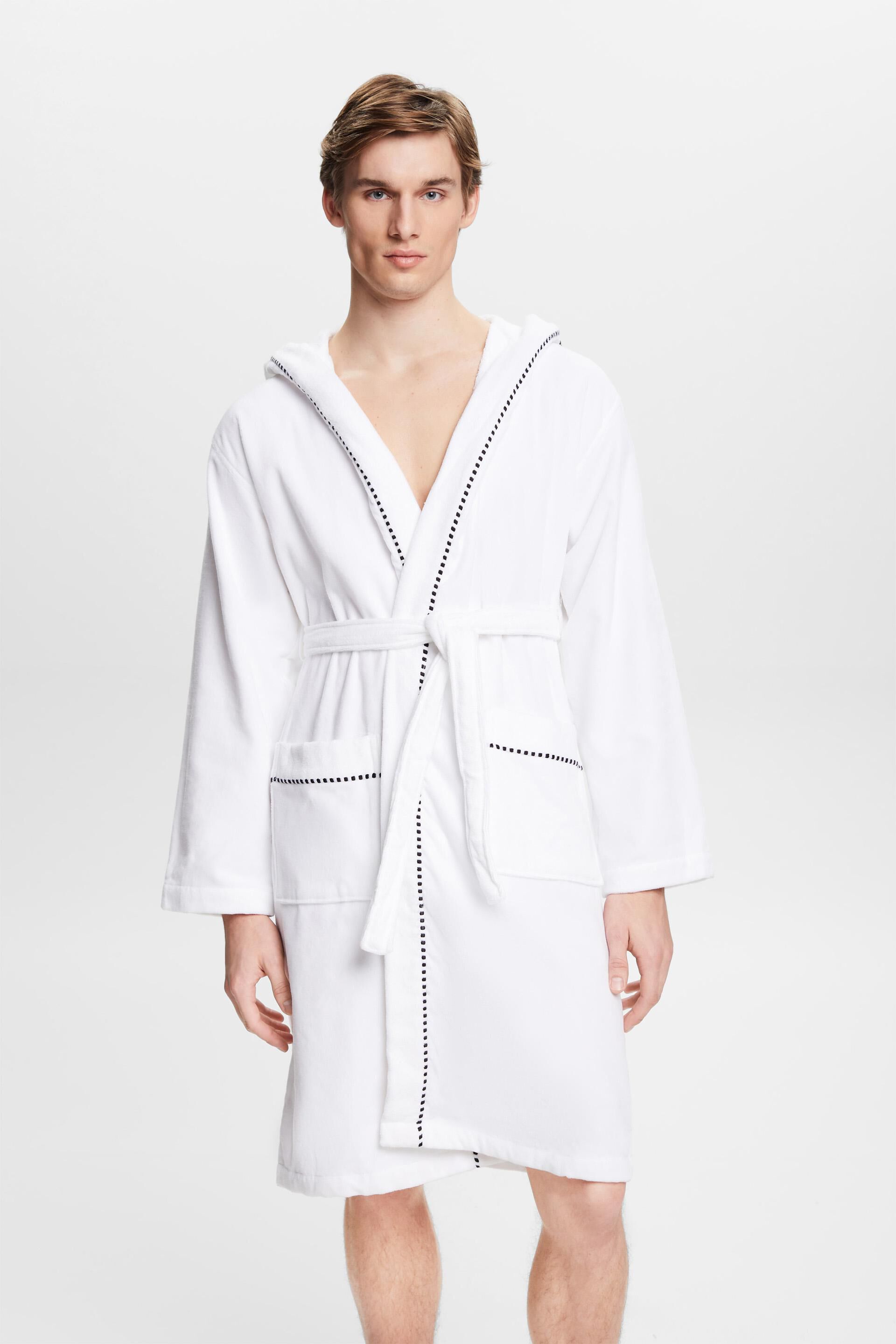 Peignoir en velours, 100% coton