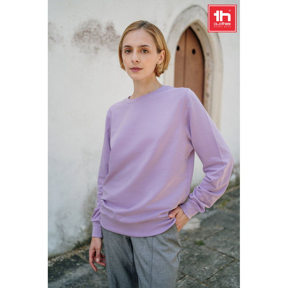 TH Clothes 30266 - Sweatshirt (unisexe) en éponge italienne sans patte de boutonnage
