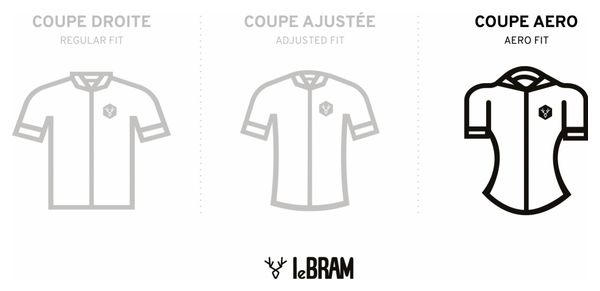 Maillot Manches Courtes LeBram Loze Bordeaux Coupe Aero