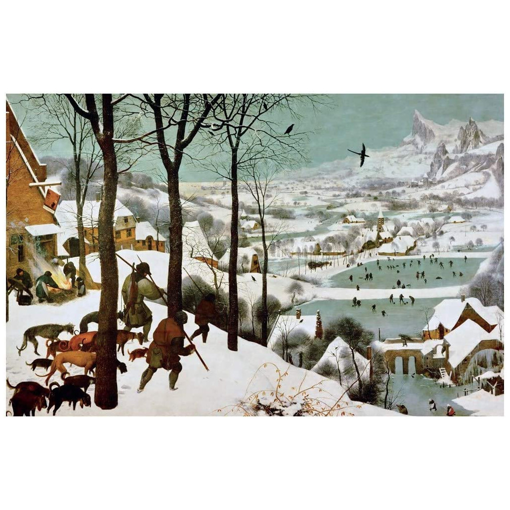 Puzzle - Brueghel - Chasseurs dans la neige - 1000 pièces
