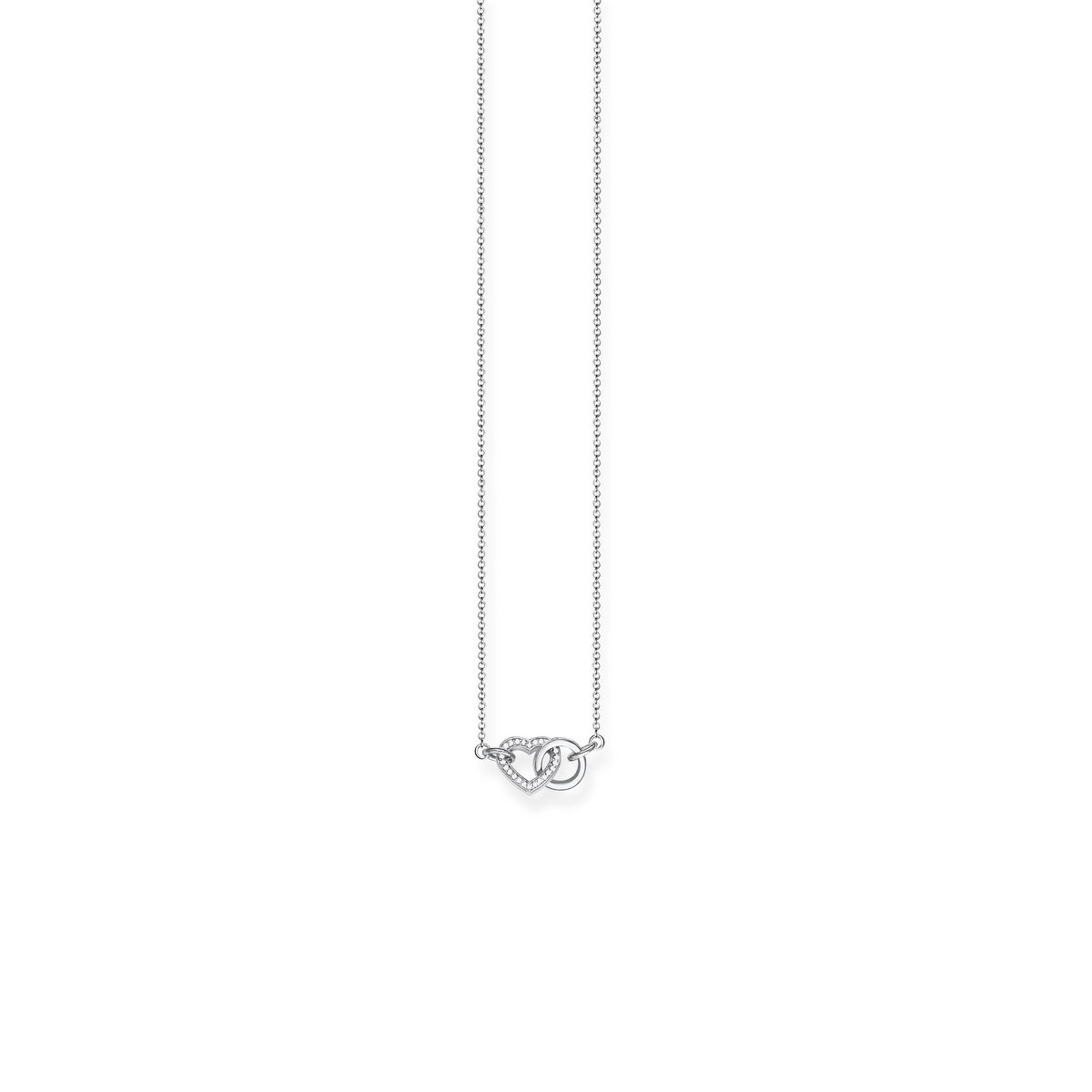 Collier THOMAS SABO argent 925 coeur et zirconias