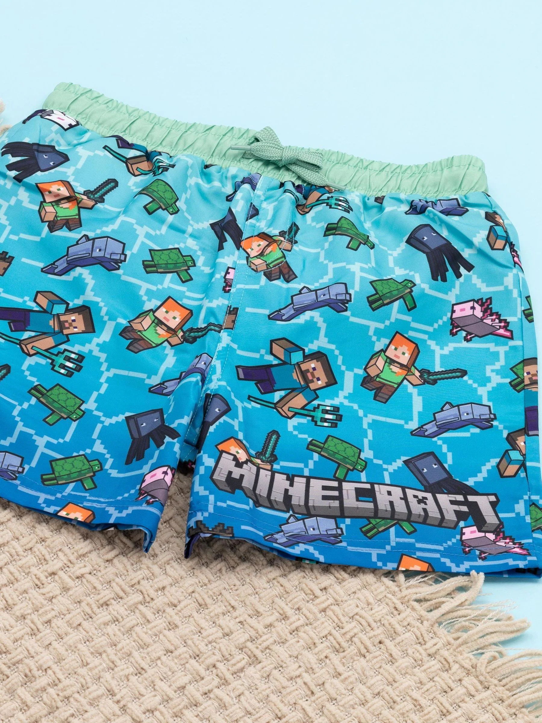 Vanilla Underground Boys Minecraft Swim Shorts