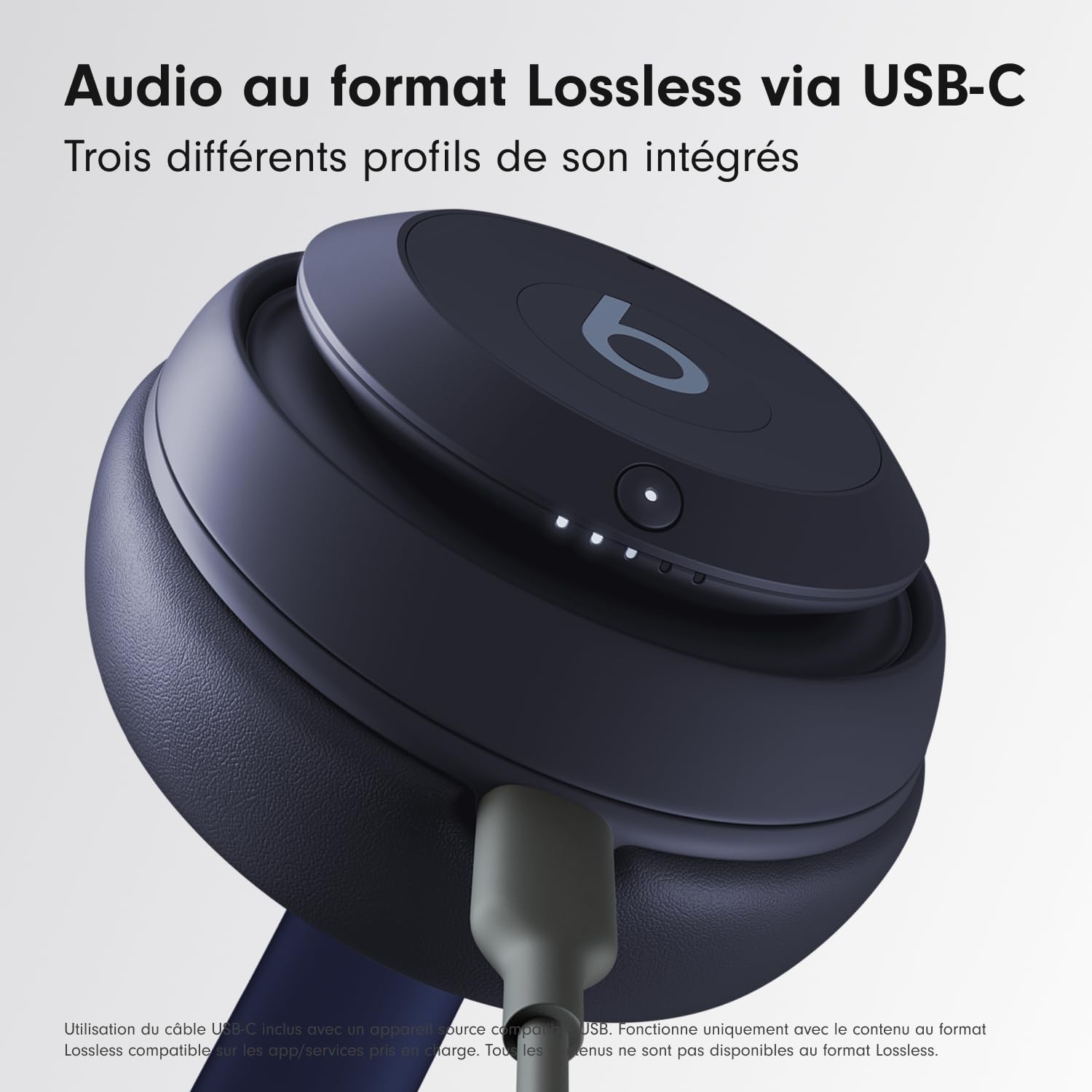 Beats Studio Pro - Casque sans Fil avec Bluetooth et Réduction du Bruit - Audio Spatial personnalisé, Audio USB-C au Format Lossless, Compatibilité Apple et Android