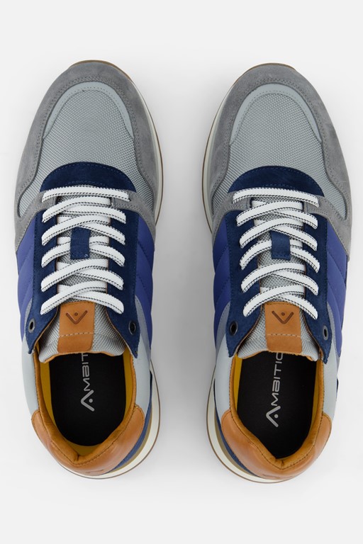 Ambitious Grizz Sneakers blauw Leer